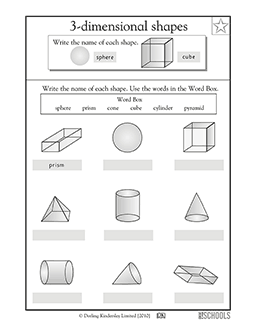 Recognizing 3-D shapes, part 3 | 1st grade, 2nd grade Math ...