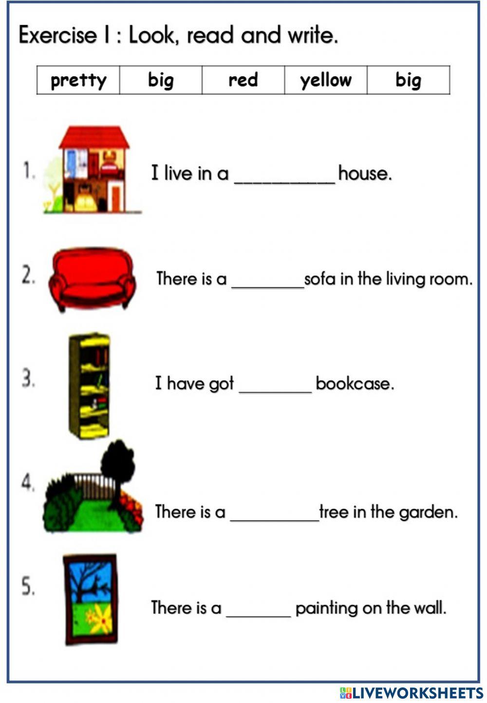 English Year 3 - Adjectives | siti rohayati | Live