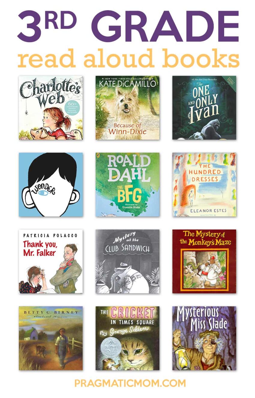 Top 3rd Grade Read Aloud Books - Pragmatic Mom