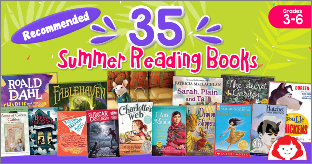 35 Best Summer Reading Books for Grades 3-6 - The Joy of Teaching