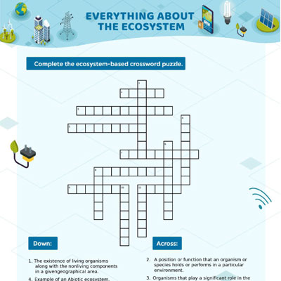 Ecosystem And Its Types: Crossword Puzzle | MomJunction