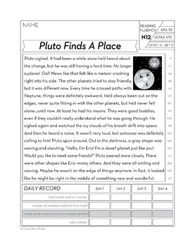 3rd grade fluency passages