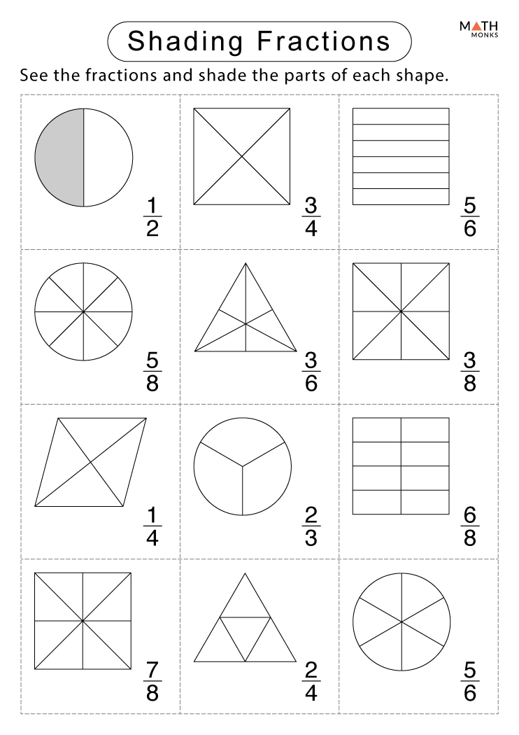 3rd grade fractions worksheet pdf