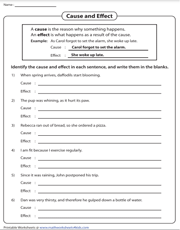 3rd grade language arts worksheet printable