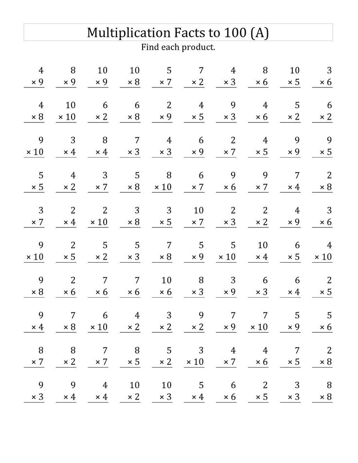 3rd Grade Multiplication Worksheets - Best Coloring Pages For Kids ...