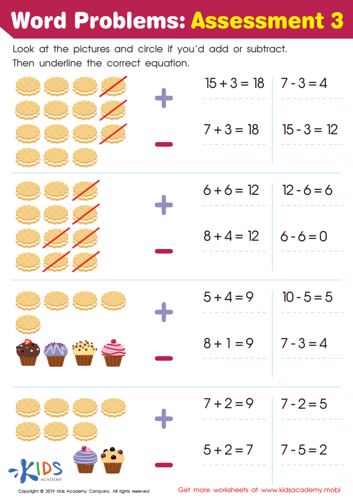 Free Math problem-solving Worksheets for Ages 3-8 - Worksheets Library