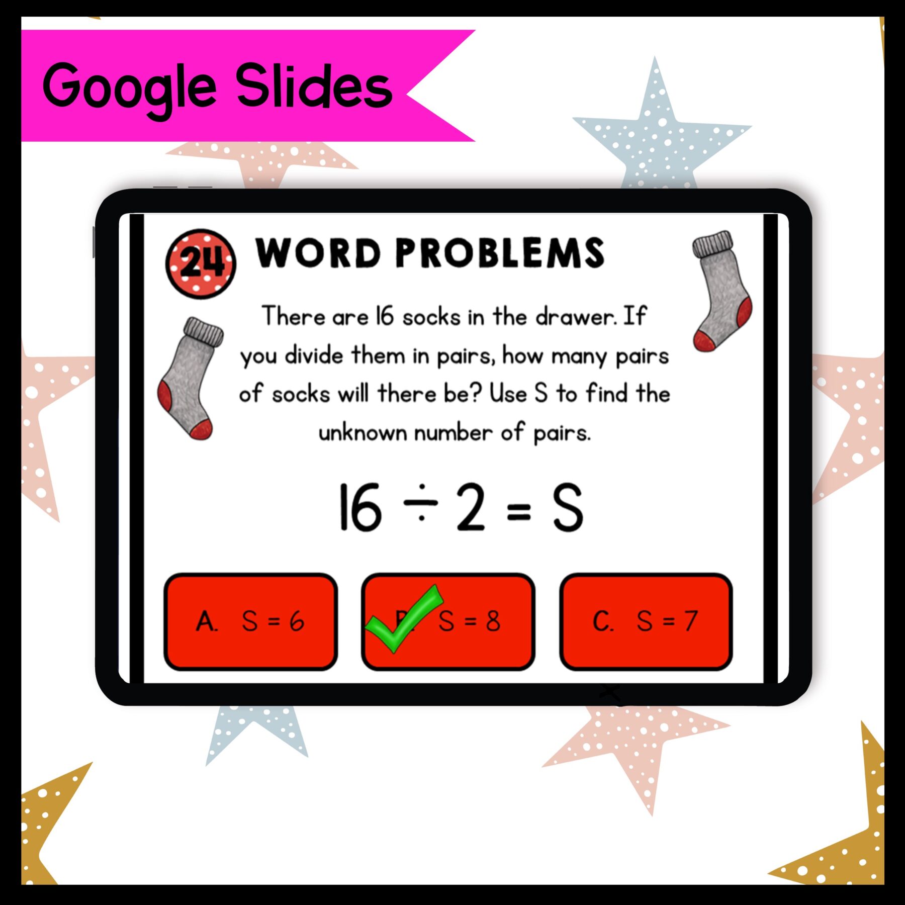 Multiplication & Division Word Problems - 3rd Grade Math Task Cards ...