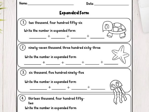 3rd Grade Math Worksheets PDF file  