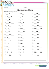 3rd Grade Math Worksheets