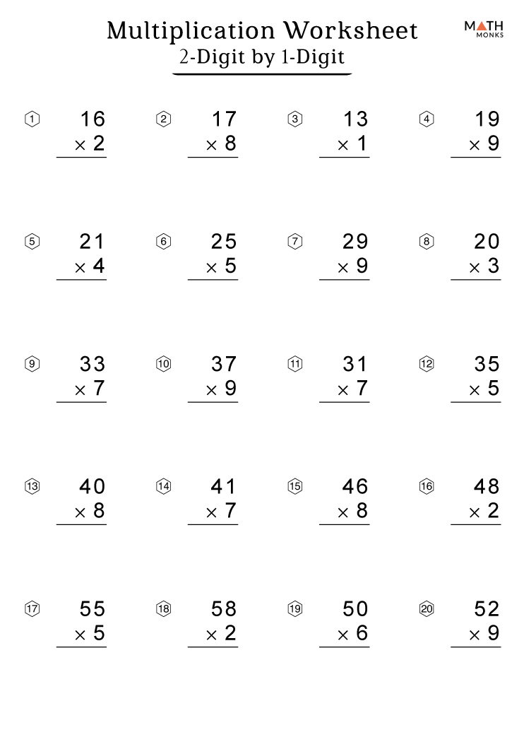 3rd grade multiplication worksheet free