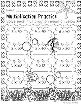 Third Grade Ocean Themed Worksheets {100 Standards Aligned Printables}