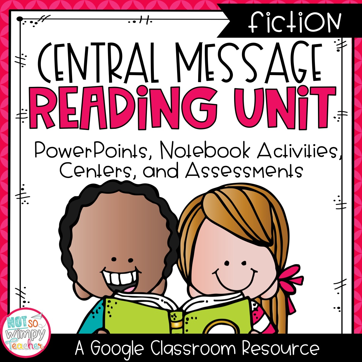 Digital Central Message Fiction Reading Unit With Centers for ...