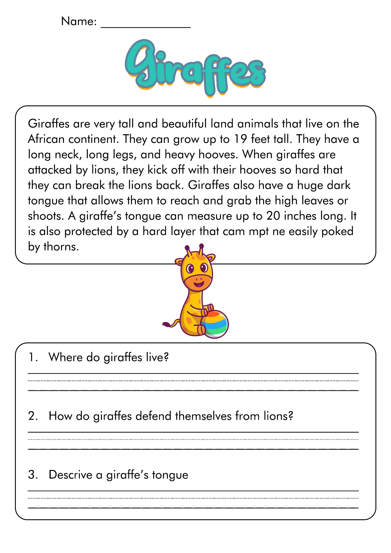 15 Short Reading Comprehension Worksheets 3rd Grade - Free PDF at ...