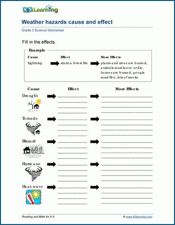 Science Worksheets for Grade 3 Students | Worsheets library