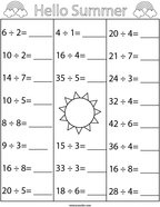 3rd grade summer worksheet