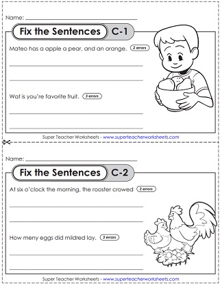 3rd grade teacher worksheet
