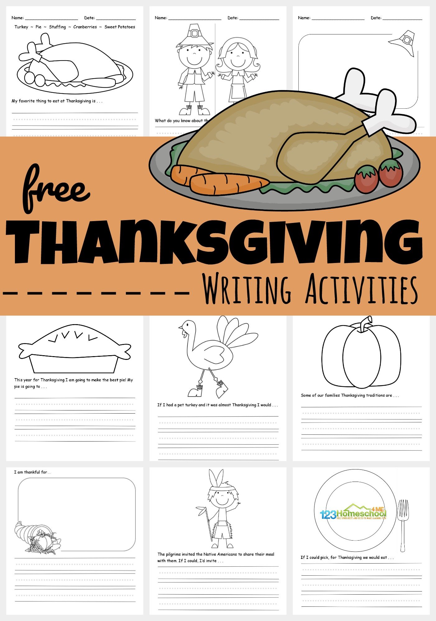 3rd grade worksheet free printable thanksgiving