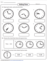 3rd grade worksheet free