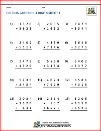 3rd Grade Math Worksheets