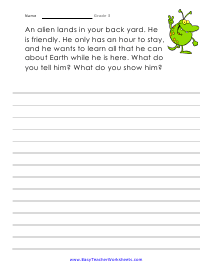 3rd Grade Writing Worksheets