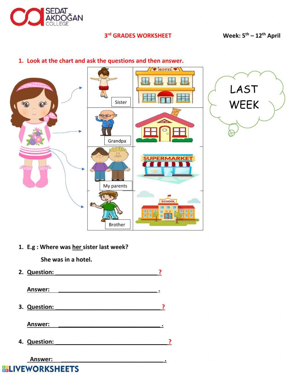 3rd grade Worksheet worksheet  