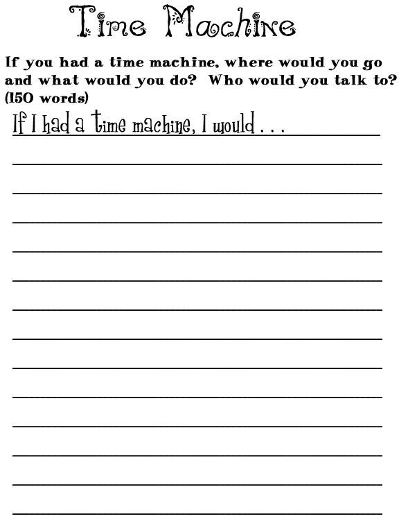 3rd grade writing worksheet pdf