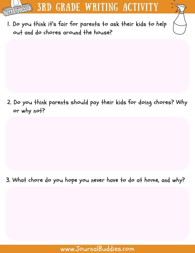 3rd Grade Writing Prompts PDF (Free) » JournalBuddies.com