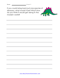 3rd Grade Writing Worksheets