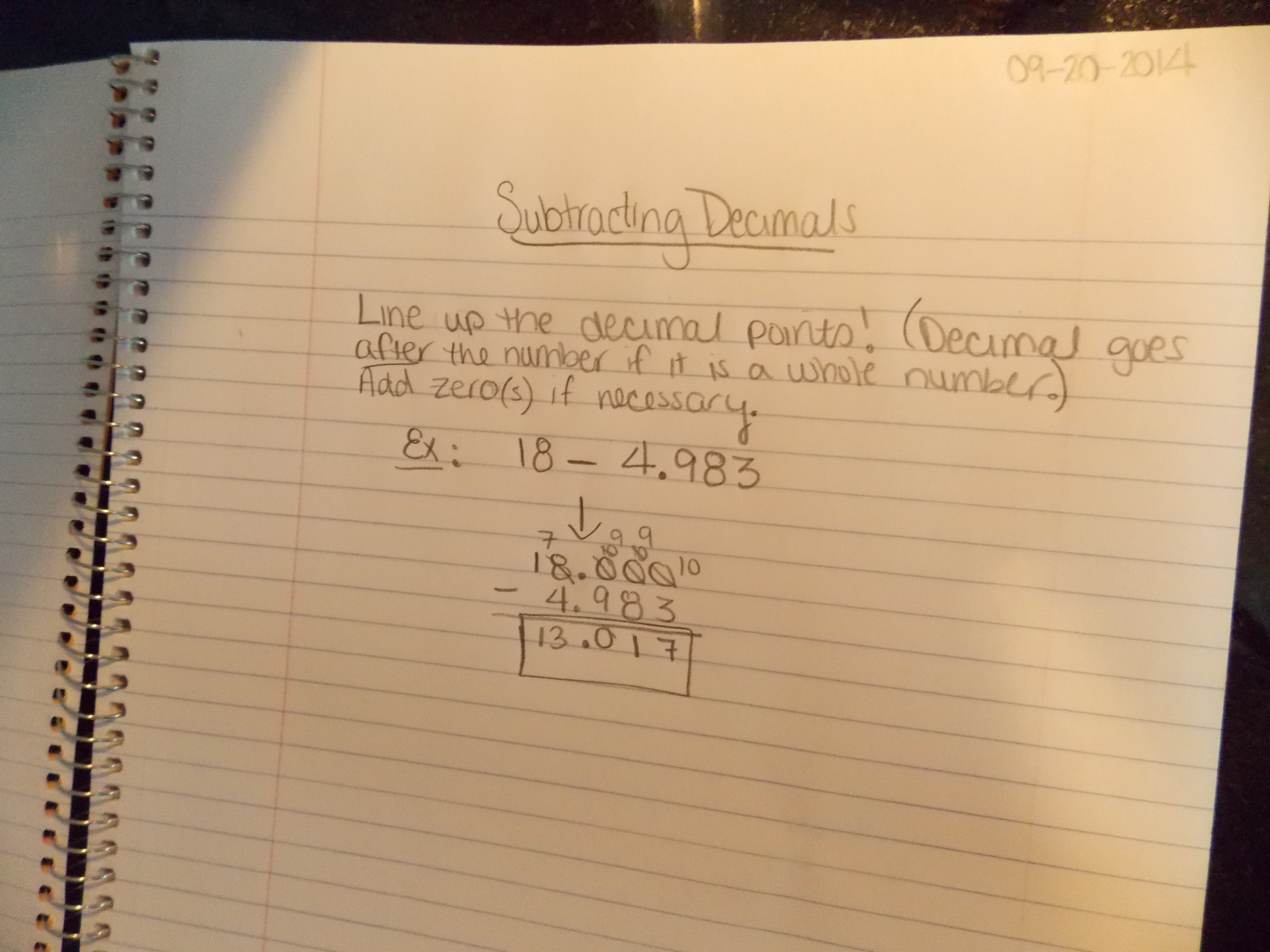 Ideas for Setting Up Math Notebooks - Math in the Middle