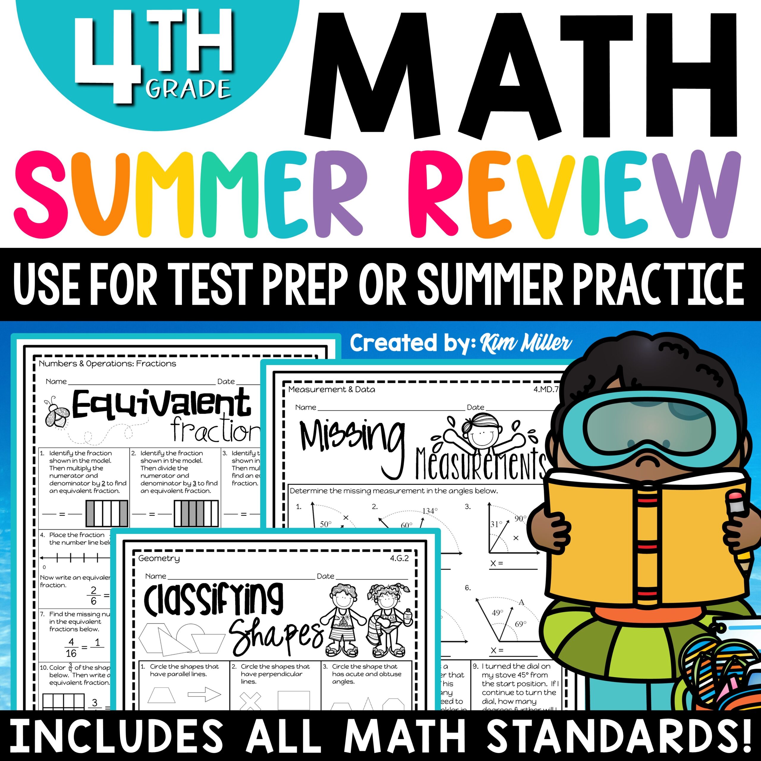 4th Grade Super Math Success Workbook: Activities & Exercises | Sylvan Learning