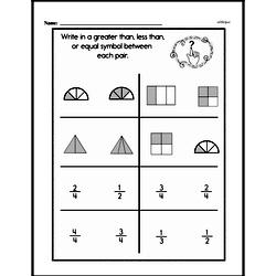Free 4.NF.A.2 Common Core PDF Math Worksheets | edHelper.com
