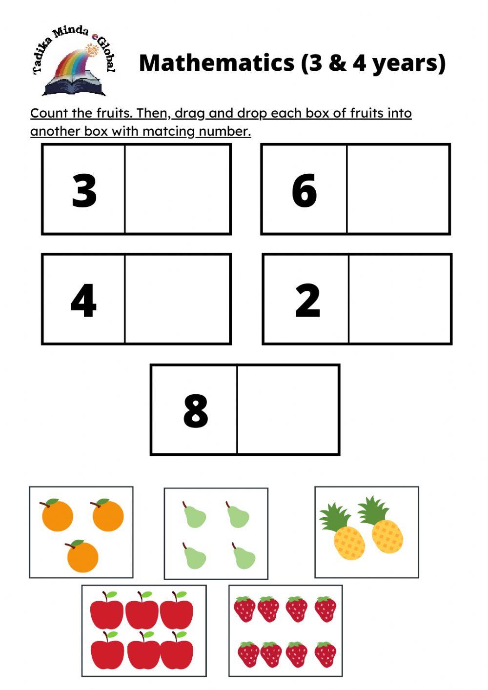 4 yr old worksheet
