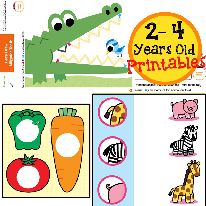 Go Go Series Printables 2-4 Years Old | OpenSchoolbag