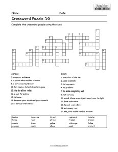 Summer Crossword Puzzles For Kids | Printable crossword puzzles ...