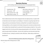 Printable 4th Grade Revising Writing Worksheets 