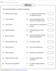 4th Grade Language Arts Worksheets