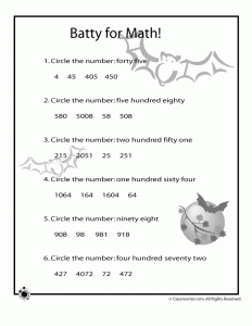 Halloween Math Worksheets | Woo! Jr. Kids Activities : Childrens ...