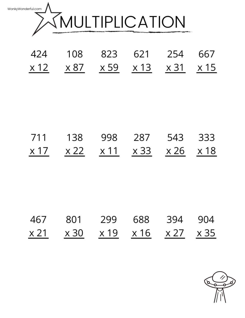 4th grade homeschool worksheet