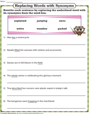 4th Grade Language Arts Worksheets