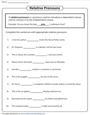 4th Grade Language Arts Worksheets