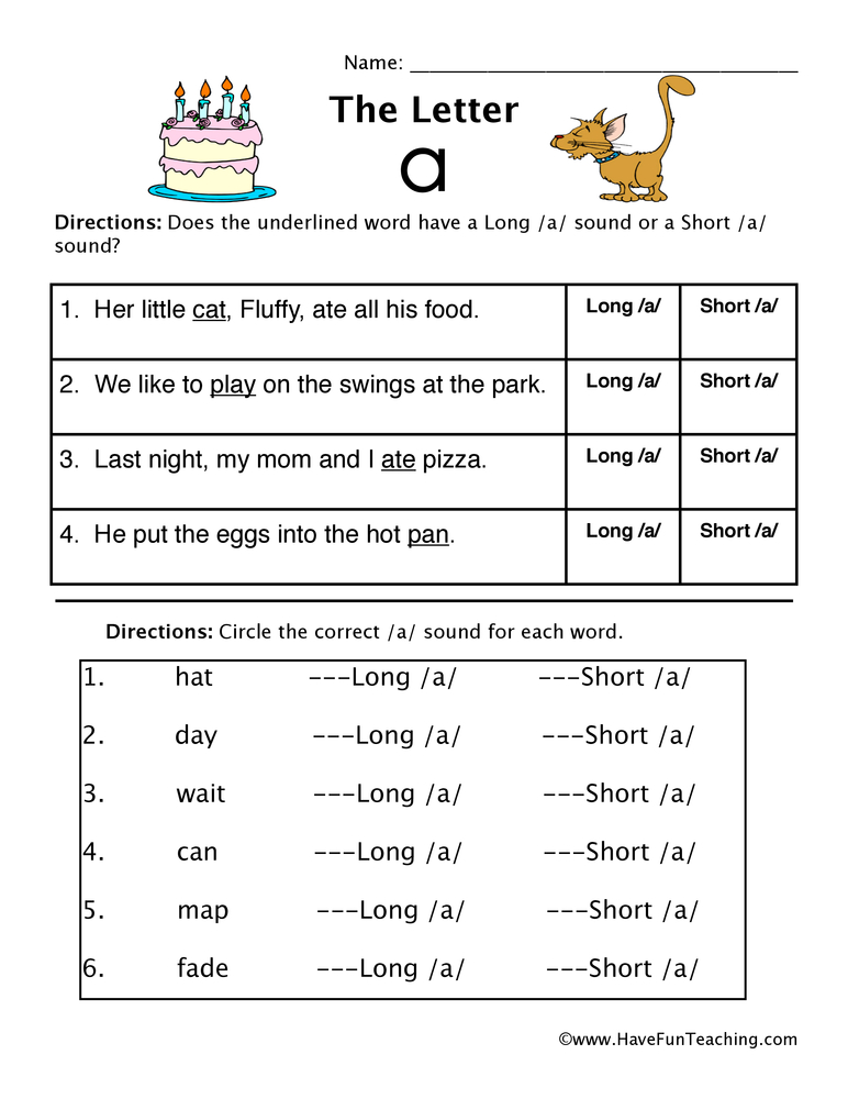 4th grade long vowel worksheet