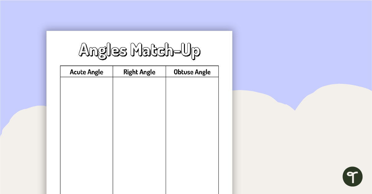 4th grade matching worksheet