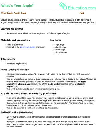 4th Grade Math Lesson Plans| Page 2 