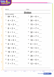 4th grade math worksheet online