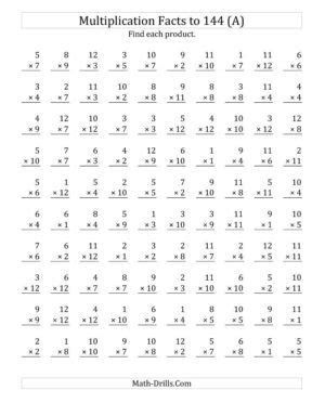 4th grade math worksheet printable free