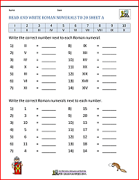 4th Grade Math Worksheets