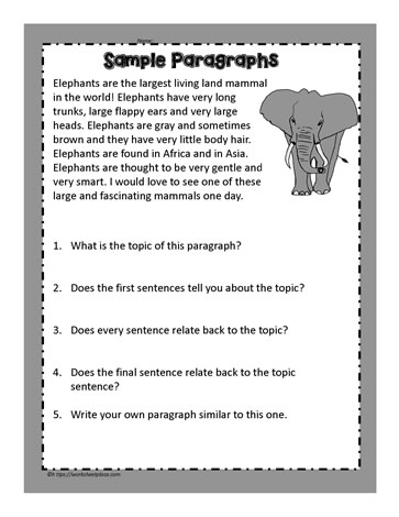 Free 4th grade paragraph worksheet, Download Free 4th grade paragraph ...