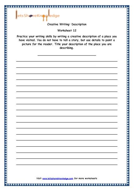 Grade 4 English Resources Printable Worksheets Topic: Random ...