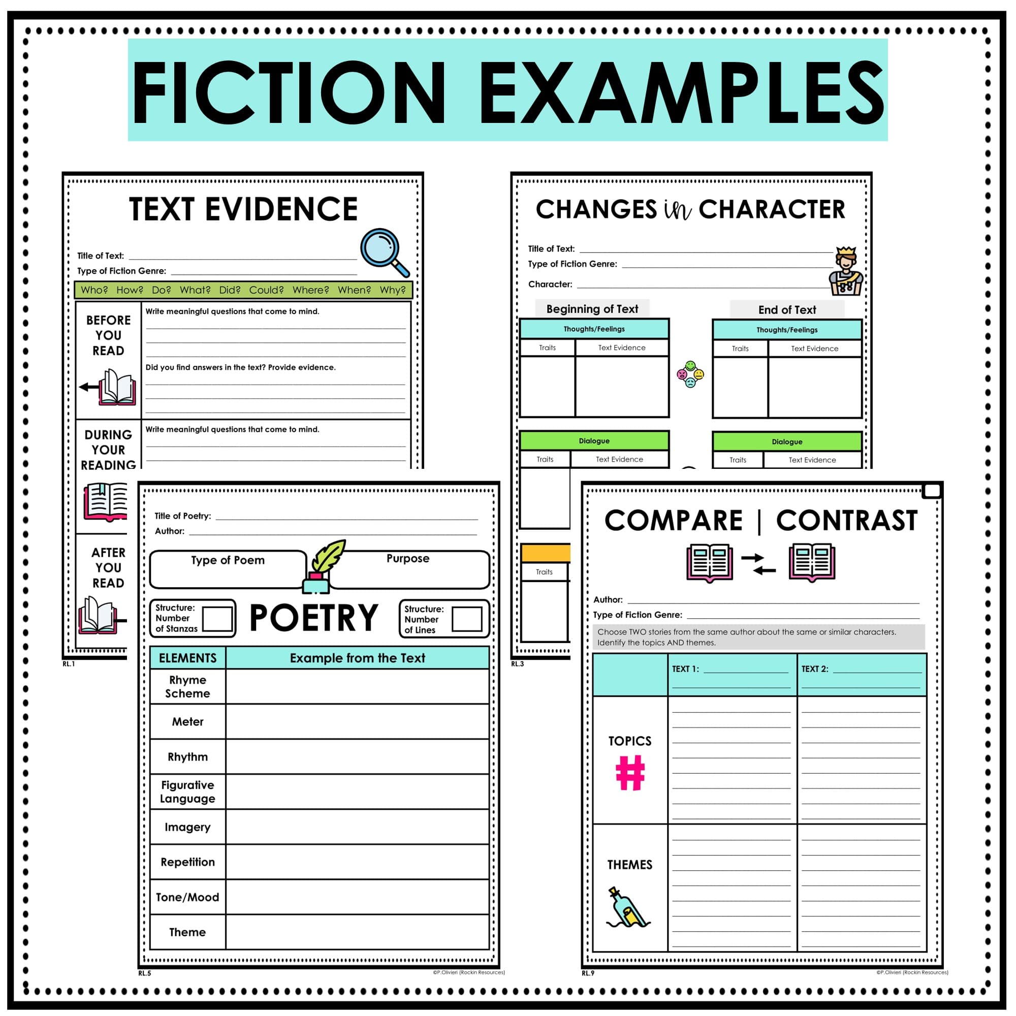 4TH GRADE READING RESPONSE JOURNAL - READING RESPONSE WORKSHEETS ...