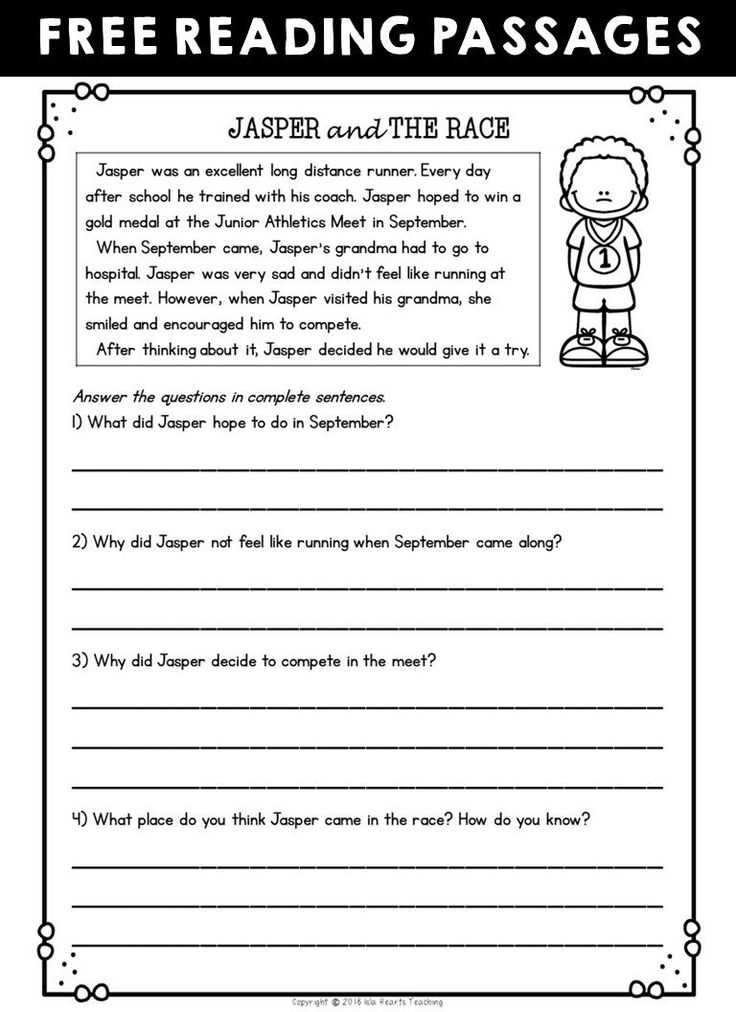 4th Grade Worksheets Spelling | Free reading passages, Reading ...